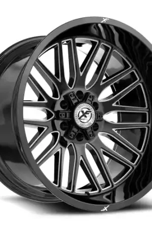 Final Sale XF Off-Road XF-240 6x135/6x139.7 20x9 +0 Gloss Black & Milled