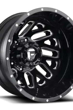 Best Seller Fuel 1PC D581 TRITON 8X165.1 22X8.25 -265 GLOSS BLACK MILLED