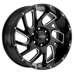 Ultra 221BM Carnage 5X150 20x9 +18 Gloss Black w/ Milled Accents In Demand