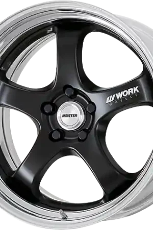 Work Meister S1R 4x100 17x7.5+45 R Disk Matte Black Crafted