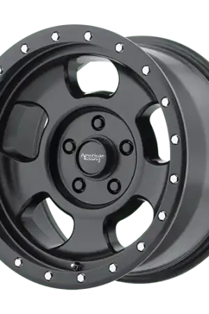 American Racing AR969 ANSEN OFFROAD 5X139.7 17X9 -24 SATIN BLACK W/ SATIN BLACK RING Direct From Manufacturer