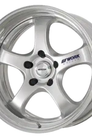 Get Yours Work Meister S1R 4x100 18x9+12 R Disk Feinheit Silver II
