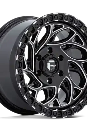 Fuel 1PC D840 RUNNER OR 5X139.7 18X9 -12 GLOSS BLACK MILLED Flash Sale