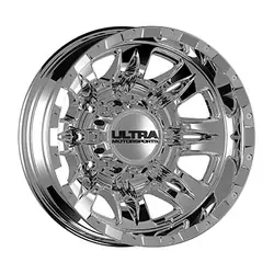 Ultra 049C Predator Dually 8X200 17x6.5 -140 Chrome Plated In Demand
