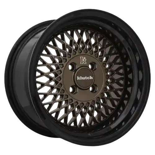 Klutch SL1 4x98 16x8 +20 Bronze Black Lip Seasonal Sale