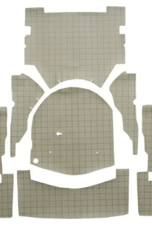 Today Only Trunk Mat for 1959 Ford Galaxie Retractable Hardtop 2DR Die Cut Fleece 7Pc