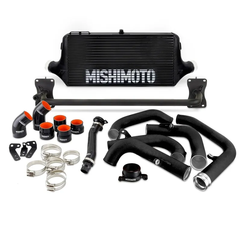 Mishimoto Performance Front-Mount Intercooler Kit - Black / Black Pipes - 2022-2024 Subaru WRX Limited Edition