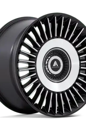 Place Order Asanti Abl-40 Tiara Wheel 20x9 5x112 & 5x114.3 Satin Black With Bright Machined Face 35mm - FREE T-SHIRT INCLUDED!
