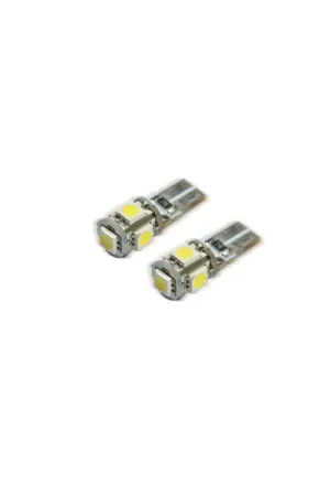 Oracle T10 5 LED 3 Chip SMD Bulbs (Pair) - Cool White Latest