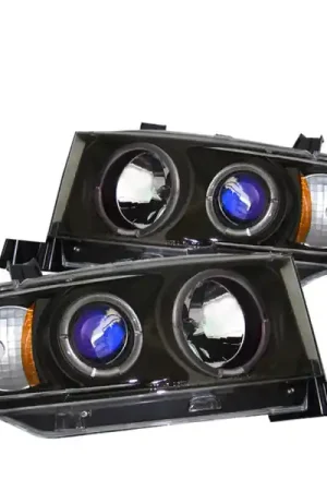 Seasonal Sale Spyder Scion XB 03-07 Projector Headlights LED Halo Black High H1 Low 9006 PRO-YD-TSXB03-HL-BK