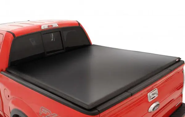Lund 19-23 Chevrolet Silverado 1500 (5.5ft. Bed) Genesis Tri-Fold Tonneau Cover - Black Next Day Delivery
