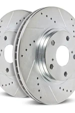 Power Stop 19-22 Ram 3500 Rear Left Drilled & Slotted Rotor Modern