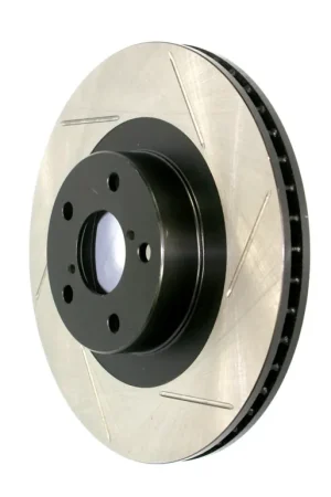 Affordable StopTech Sport Slot 15-18 Ford Mustang Rear Left Cryo Slotted Brake Rotor