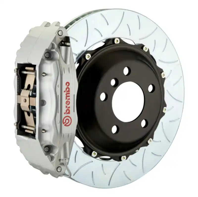 Brembo 89-94 Carrera/90-94 Carrera Fr GT BBK 4 Pist Cast 2pc 355x32 2pc Rotor Slotted Type3-Silver Warranty Included