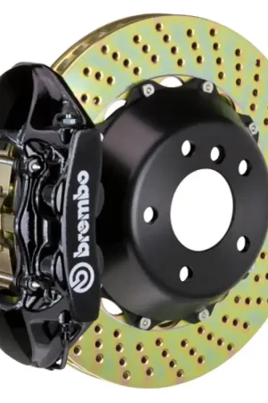 Direct From Manufacturer Brembo 08-13 C30 Front GT BBK 4 Piston Cast 365x29 2pc Rotor Drilled-Black