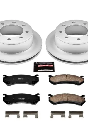High Quality Power Stop 02-06 Chevrolet Avalanche 2500 Rear Z17 Evolution Geomet Coated Brake Kit