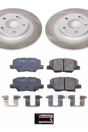 No Minimum Order Power Stop 13-20 Mitsubishi Outlander Sport Rear Semi-Coated Rotor Kit