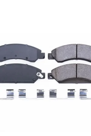Express Delivery Power Stop 2007 Cadillac Escalade Front Z17 Evolution Ceramic Brake Pads w/Hardware