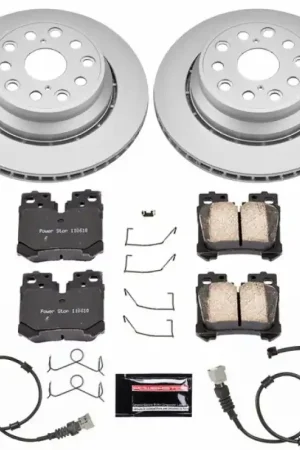 High Quality Power Stop 10-17 Lexus LS460 Rear Z17 Evolution Geomet Coated Brake Kit