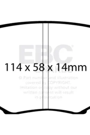 EBC 94-01 Mazda Miata MX5 1.8 Greenstuff Front Brake Pads Editor’s Pick