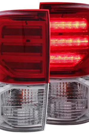 Free Delivery ANZO 2007-2013 Toyota Tundra LED Taillights Red/Clear G2