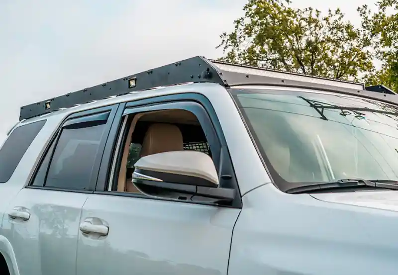 Factory Price Cali Raised 10-24 Toyota 4Runner Premium Roof Rack - 43 In Dual Function/No Switch/Led Light Bar