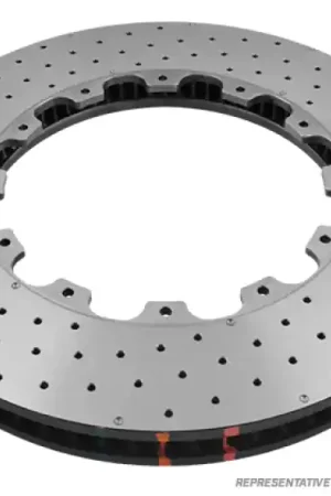 Last Chance DBA 2017 Dodge Durango Front 5000 Series Drilled Ring w/NAS Nuts