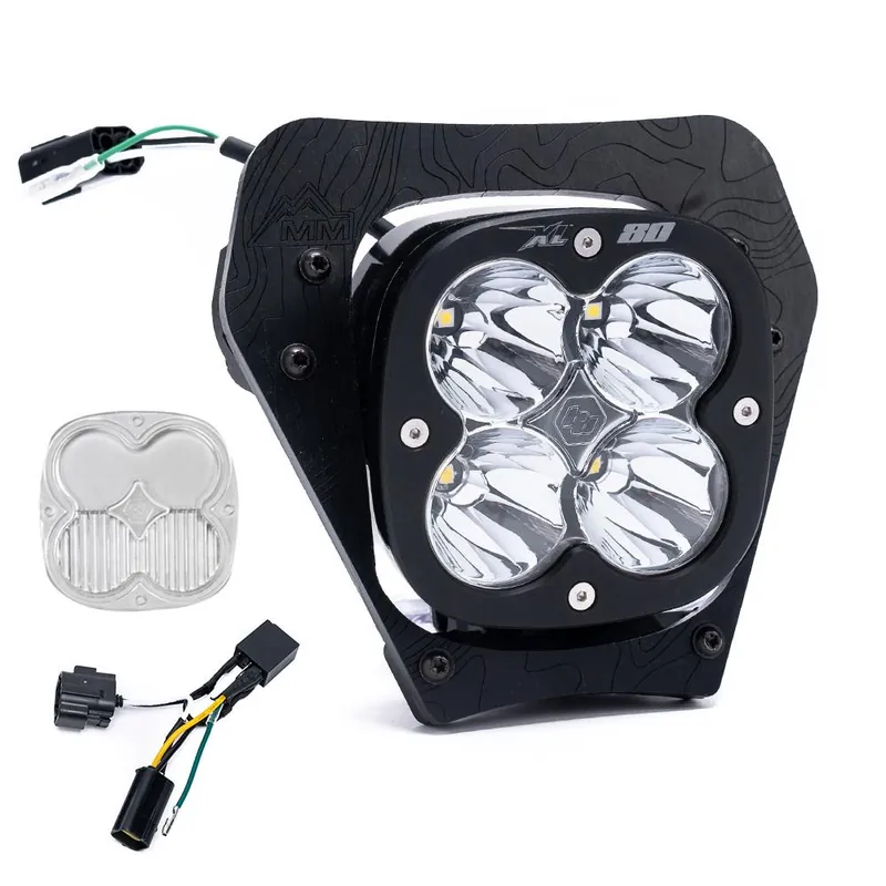 KTM XL80 D/C Headlight Kit w/ Hi-Low Harness 2024 350 EXC-F 500 EXC-F Spot Clear In Demand