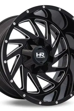 Special Offer Hardrock Offroad Wheels H704 Gloss Black Milled 20x9 0mm Offset 8x165.1 (8x6.5)