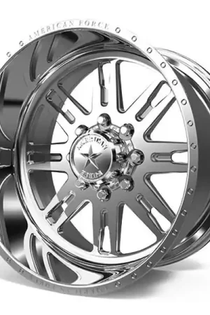 Hot Deal American Force Forged Wheels Bishop H32 Polished 20x12 -40mm Offset 5x127 (5x5)