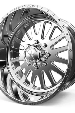 Price Drop American Force Forged Wheels Atom SS F20 Polished 22x14 -73mm Offset 8x165.1 (8x6.5)