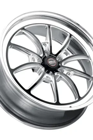 New Release Weld S80 17x10 / 5x115 BP / 6.7in BS Black Wheel (High Pad) - Non-Beadlock