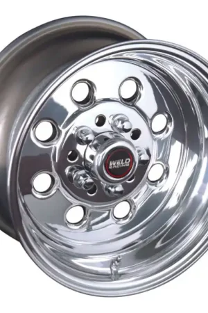 Limited Time Weld Draglite 15x8 / 4x108 & 4x4.5 BP / 5.5in. BS Polished Wheel - Non-Beadlock