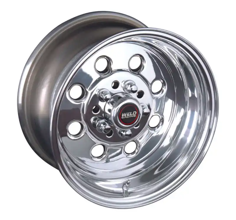 Limited Time Weld Draglite 15x8 / 4x108 & 4x4.5 BP / 5.5in. BS Polished Wheel - Non-Beadlock