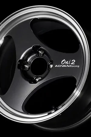 Top Pick Advan ONI2 14x5.0 / +44 Offset / 4x100 / 63mm Bore / Machining and Black Gunmetallic