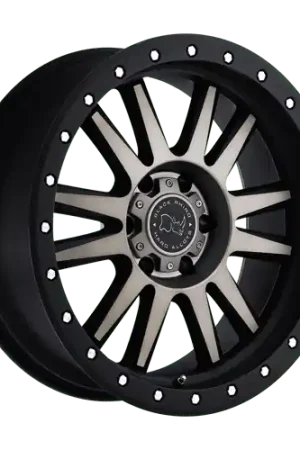 Last Chance BRTNY 17X9 8X6.5 M-BLK-MCH-DDT -12MM