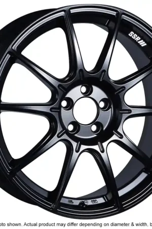 SSR GTX01 17x8 5x114.3 45mm Offset Flat Black Wheel Today Only