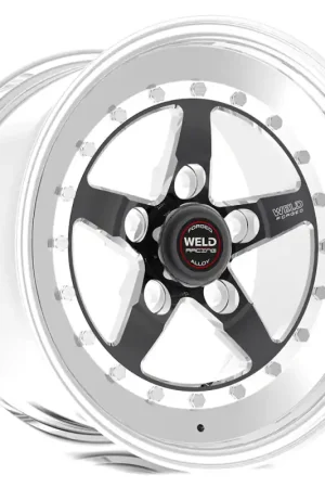 Express Delivery Weld Weldstar 15x16 / 4.5in BP / 7.5in. BS Black Wheel - Non-Beadlock