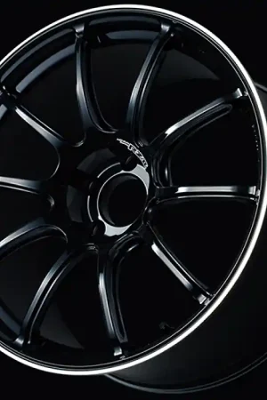 Advan RZII 18x9.0 / +63 Offset / 5x114.3 / 73mm Bore / Racing Gloss Black and Ring Exclusive