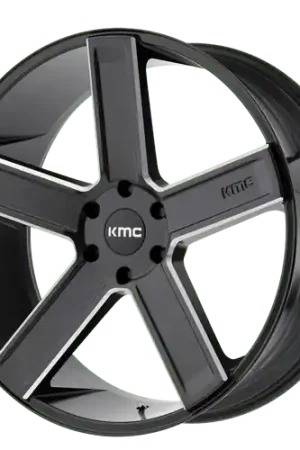 KM702 20X8.5 5X4.5/120 S-BLK MILL 15MM Free Returns