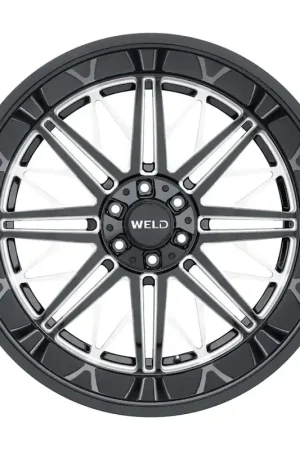 Weld Off-Road W145 22X12 Cascade 8X180 ET-44 BS4.75 Gloss Black MIL 124.3 Direct From Manufacturer