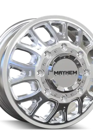 Mayhem 8107D Cogent Dually 17x6.5 / 8x165.1 BP / 125mm Offset / 121.3mm Hub Polished Wheel Original