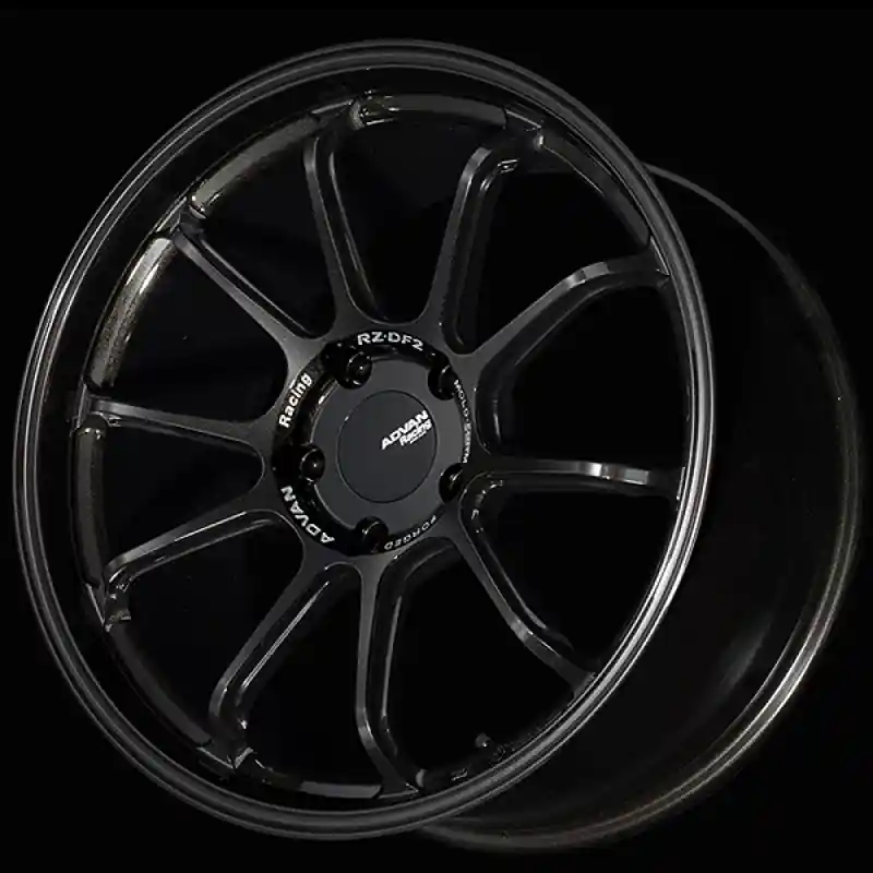 Limited Time Advan RZ-DF2 for Porsche 20x8.5 / +50 Offset / 5x130 / 71.6mm Bore / Racing Titanium Black