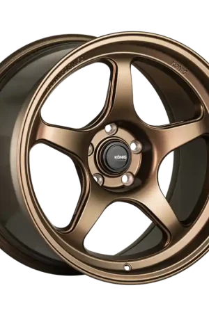 Konig Hyperspec 15x9 4x100 ET35 Matte Bronze Wheel (Knurled Bead) New Arrival