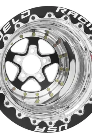 Weld Alumastar 2.0 15x12 / 5x4.5 BP / 6in. BS Black Wheel - Black Single Bead Lock MT Final Sale