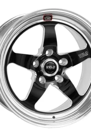 Weld S71 17x5.5 / 5x4.75 BP / 3.8in. BS Black Wheel (Medium Pad) - Non-Beadlock New Arrival