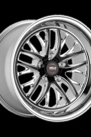 Weld S82 20x8 / 5x115 BP / 5.3in BS Black Wheel (High Pad) - Non-Beadlock Weekend Sale