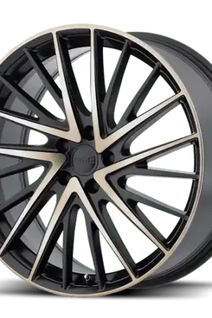 KM697 20X8.5 5X4.5 BLK W/MACH TINT CL+35 Final Sale