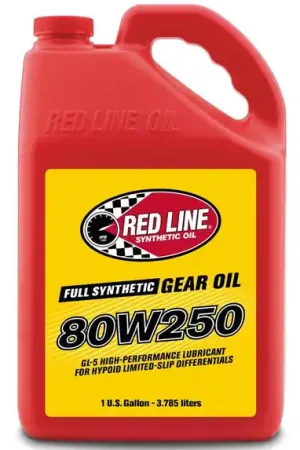 Red Line 80W250 GL-5 Gear Oil - Gallon Fresh Stock