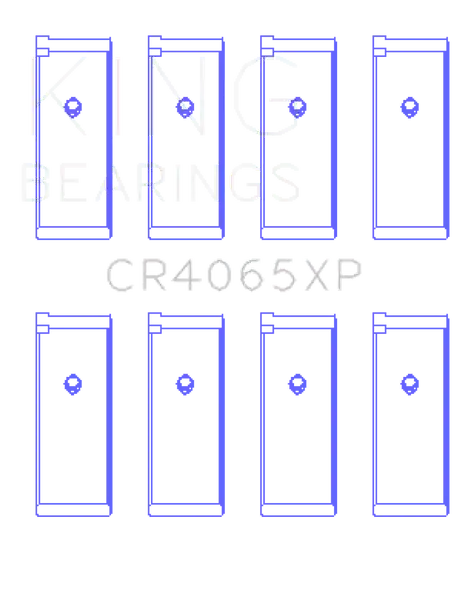 King Engine Bearings Nissan KA-24DE Performance Rod Bearing Set - Size +0.25mm While Supplies Last